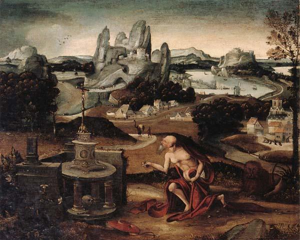 unknow artist Saint jerome in penitence